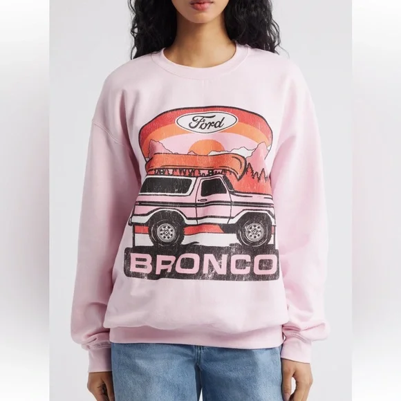 π€ π Vintage Ford Bronco Graphic Sweatshirt β Size Medium or Large ππ€ - Picture 2 of 6